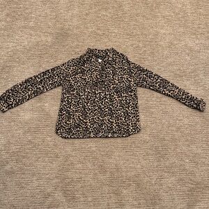 J. Crew Leopard Print Blouse
